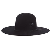 Black Summer Felt 4 1/4in Brim with Venting