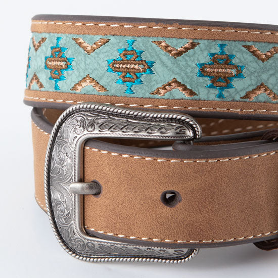 Gem Dandy Accessories Roper Boys Blue Aztec Belt