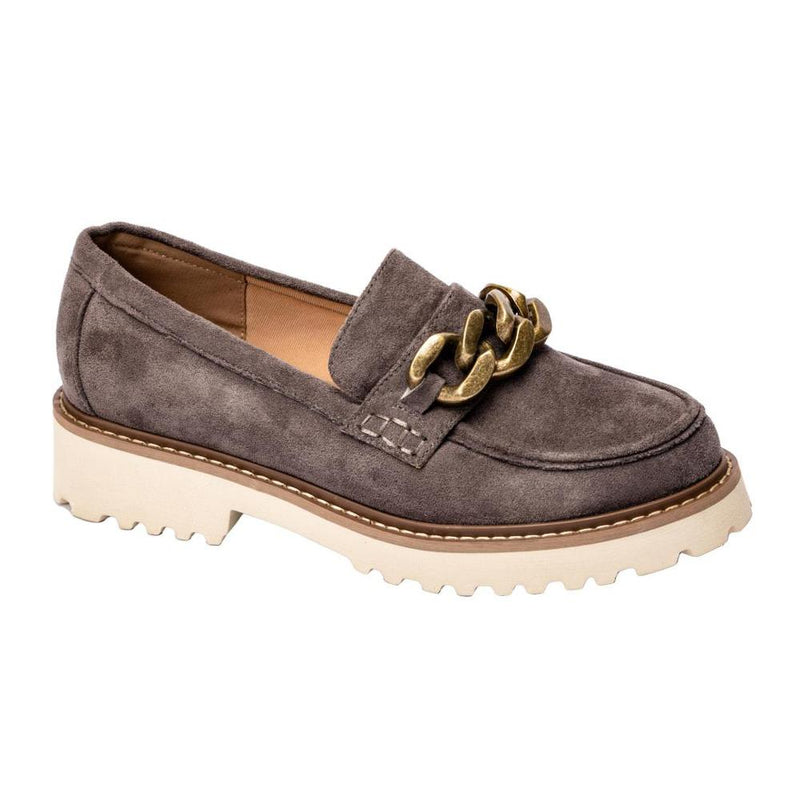 Women`s Literally Grey Faux Suede Loafer