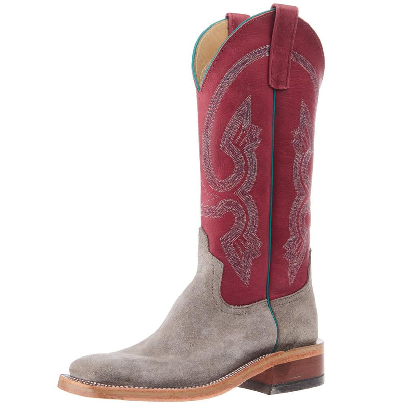 Women`s Ride Ready Smoked Bacon 13In Cherry Top Cowgirl Boot