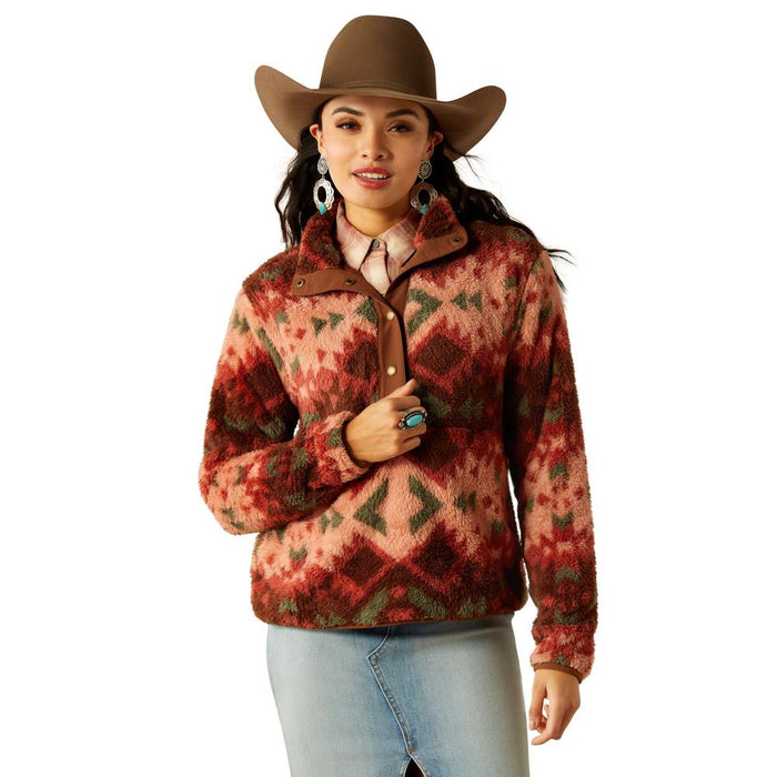 Women's Berber Snap Sweatshirt