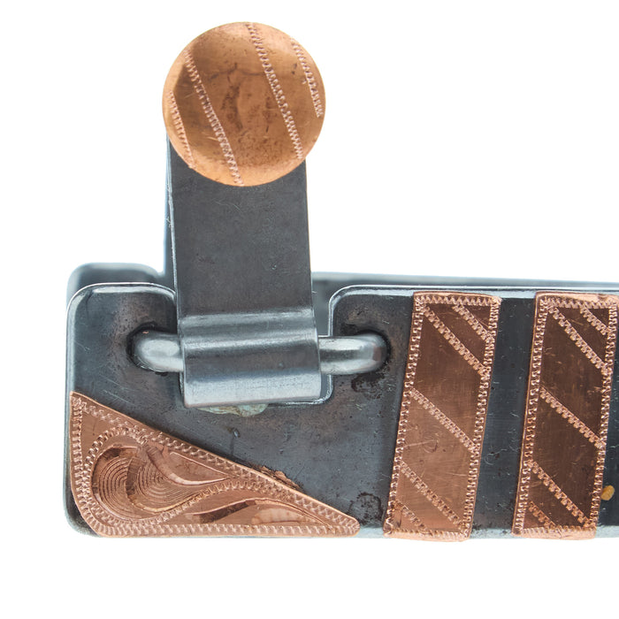 NRS Silver and Copper Bar 1 Inch 1 3/4in Shank Ladies Performance Spurs