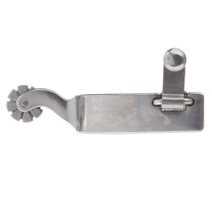 NRS Silver and Copper Bar 1 Inch 1 3/4in Shank Ladies Performance Spurs