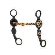 Southwest Copper Twisted Snaffle Floral