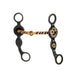 Southwest Copper Twisted Snaffle Floral