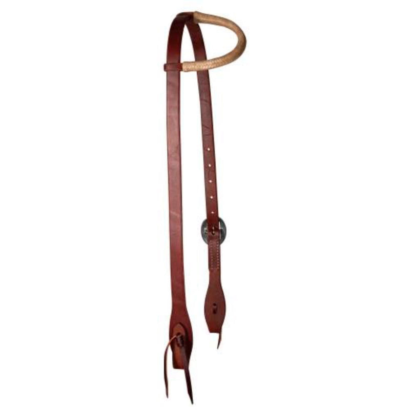 Rawhide 3/4" Oiled Single Ear Headstall