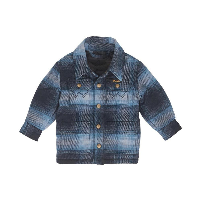 Baby Boy's Blue Shirt Jacket