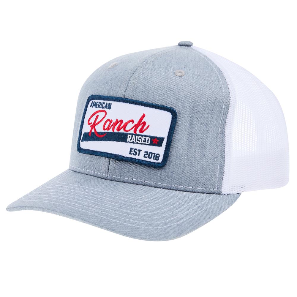 Ranch Raised RWB Grey Cap