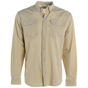 Men's Cream Snap Shirt