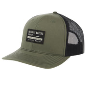 National Ropers Supply Applique Patch Loden and Black Cap