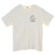 Ranch Round Floral Logo Ivory Tee