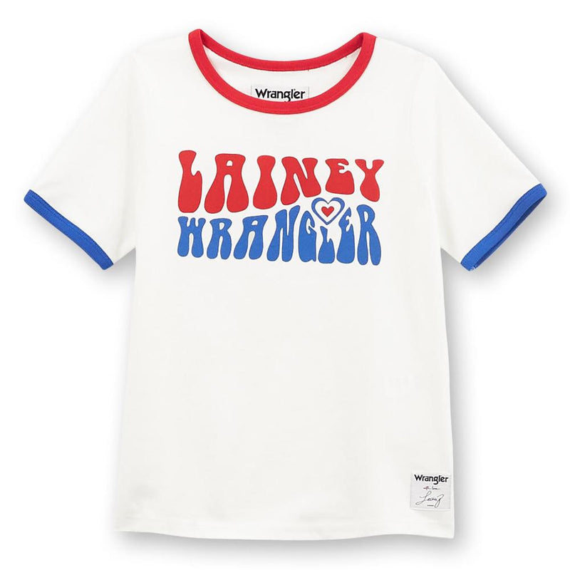 Girl's Lainey Wilson Logo Ringer Tee