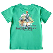Boy's Green He's Got Big Plans Tee
