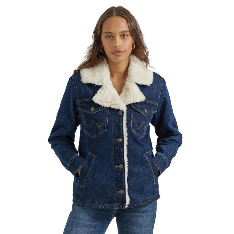 Women's Dark Denim Retro Jacket