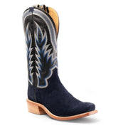 Men`s Navy Roughout Culver 13In Black Top Cowboy Boot