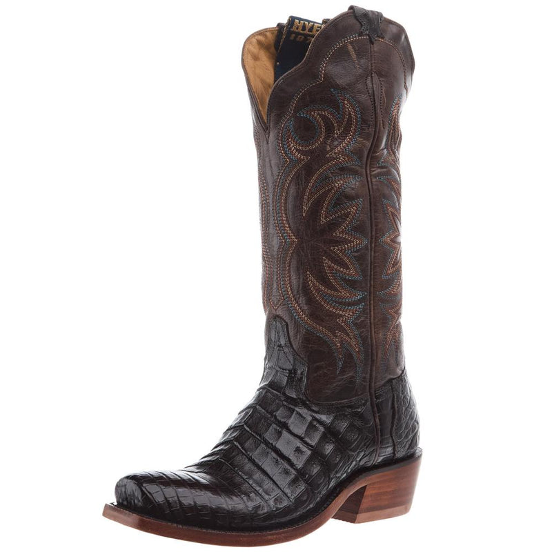 Women`s Colby Coffee Belly Matte Caiman Cutter Toe 13In Cowgirl Boot