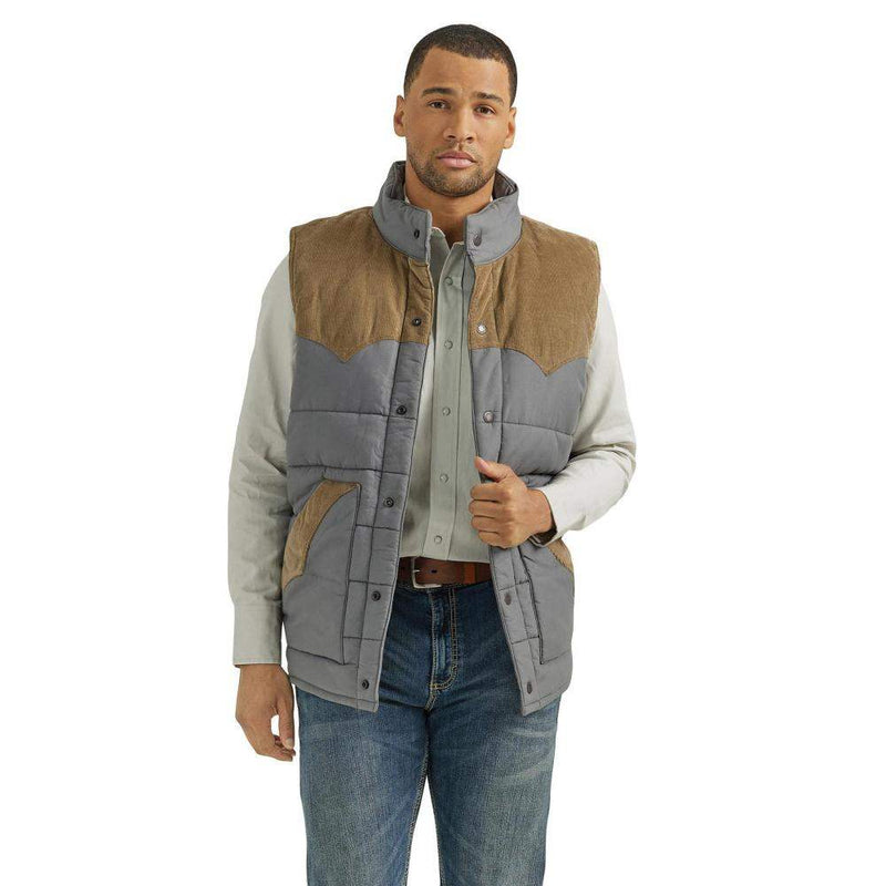 Men's Mixed Puffer Vest