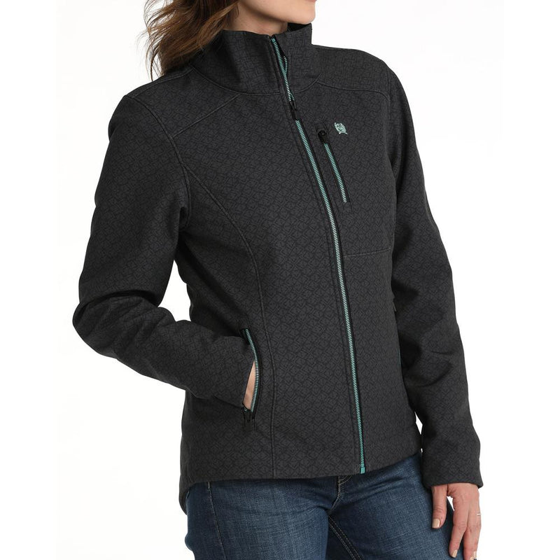 Women's Concealed Carry Black Bonded Jacket