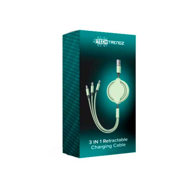 Mint Retractable 3 in 1 Cable
