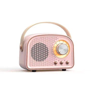Pink Retro Bluetooth Speaker