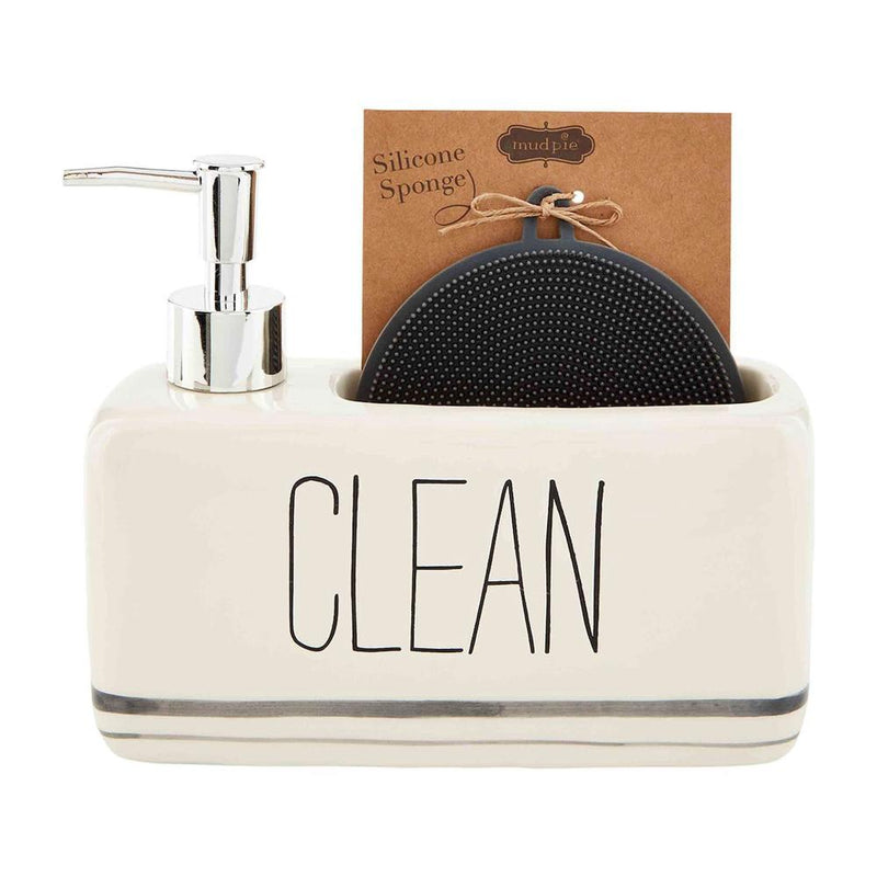 Soap Pump and Sponge Caddy Set
