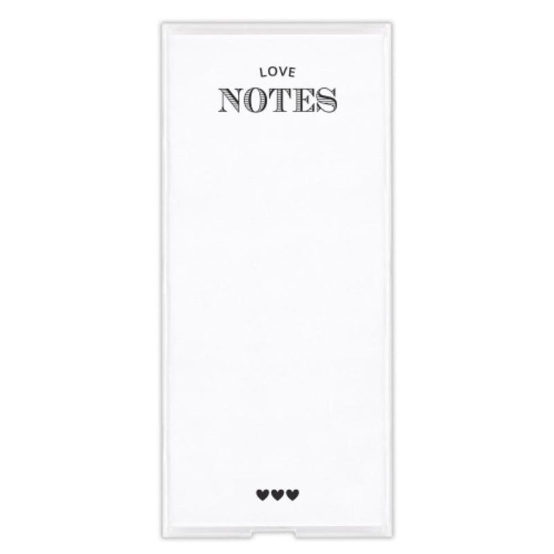 Creative Brands Love Notes Notepaper in Acrylic Tray