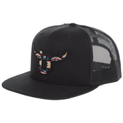 Teamroper Black Aztec Logo Cap