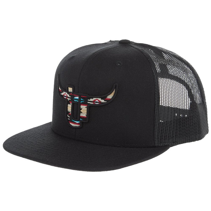 Teamroper Black Aztec Logo Cap