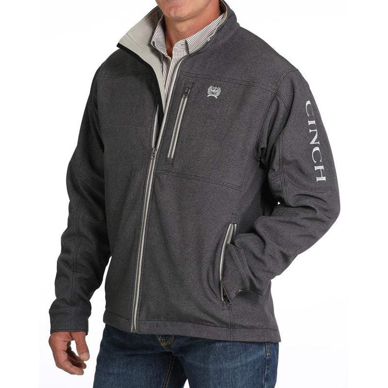 Men's Grey Bonded Conceal Carry Jacket