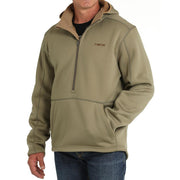 Men's Olive Sherpa Hoodie