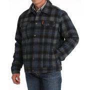 Men's Plaid Twill Jacket