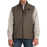 Men's Brown Softshell Vest