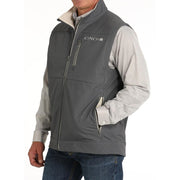 Men's Conceal Carry Grey Bonded Vest