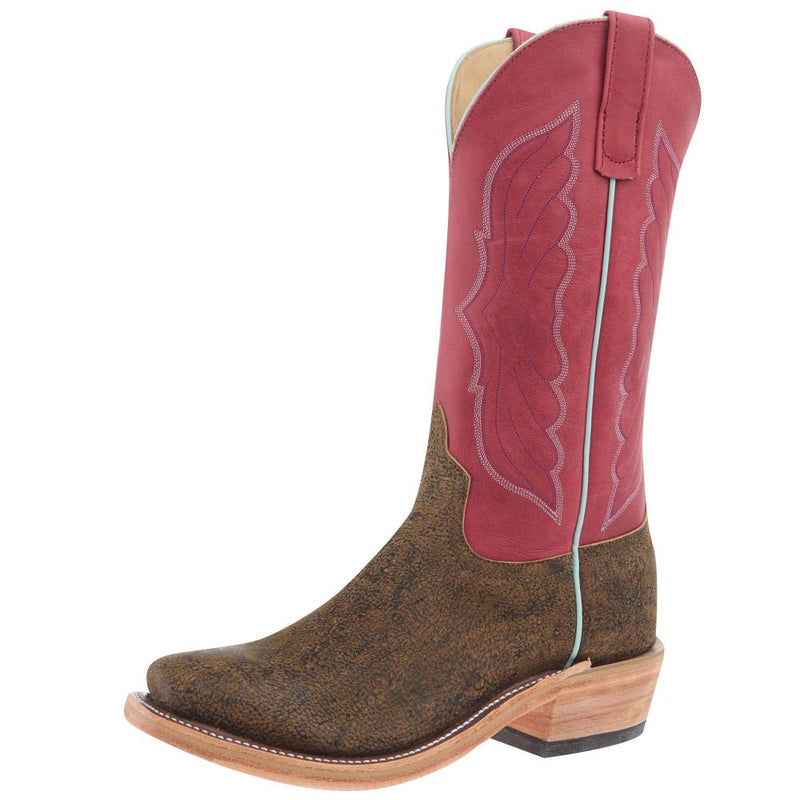 Men`s AB Ride Ready Rust Safari Giraffe Vamp 13in Cherry Buffamonte Top
