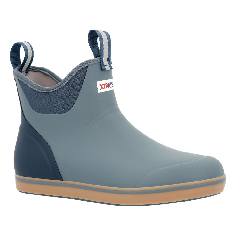 Xtratuf Men`s Stormy Blue 6In Ankle Deck Boot