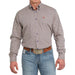 Men's Purple Print Button Down Shirt