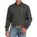 Men's Navy Rope Print Button Down Shirt