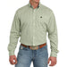 Men's Lime Print Button Down Shirt