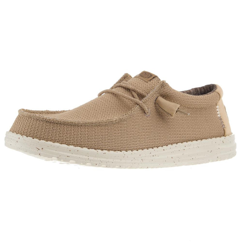 Mens Wally Sport Mesh Tan Causal Shoe