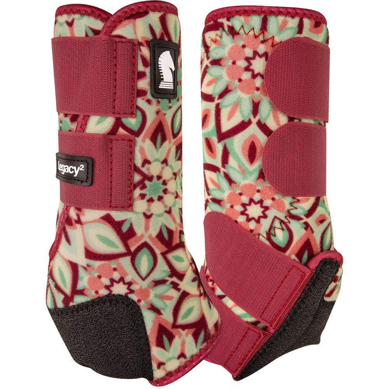 Starburst Medium Legacy Front Protective Boots 2 pack