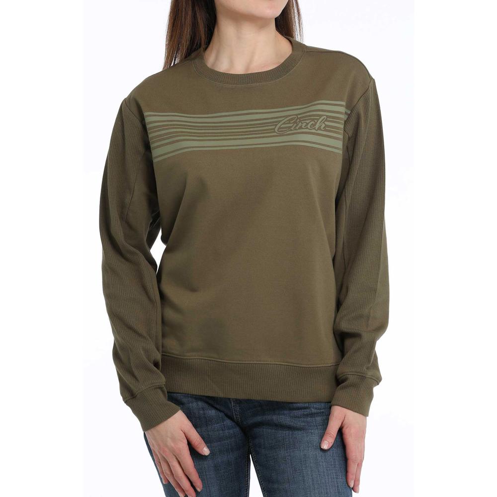 Cinch | Women's Long Sleeve Print | Orange