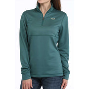 Women's Teal 1/4 Zip Pullover