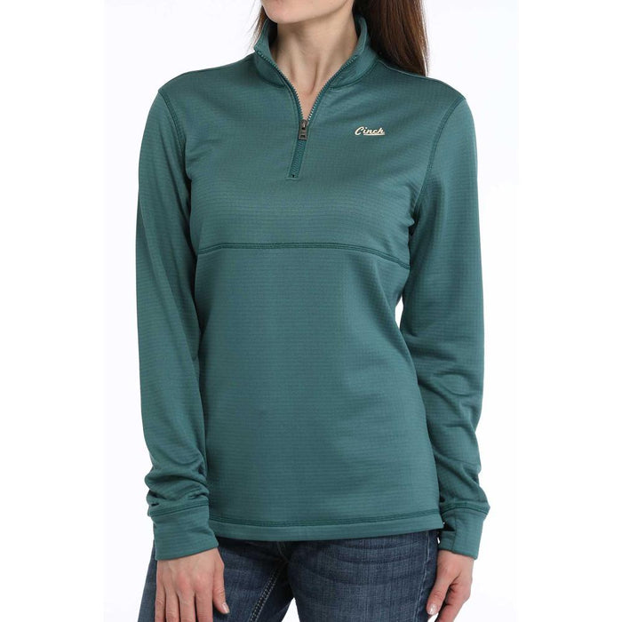 Women's Teal 1/4 Zip Pullover