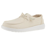 Womens Wendy Canvas Off White Casual Shoe