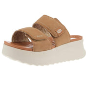 Womens Delray Slide Tan Sandal