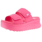 Womens Delray Slide Mono Electric Pink Sandal