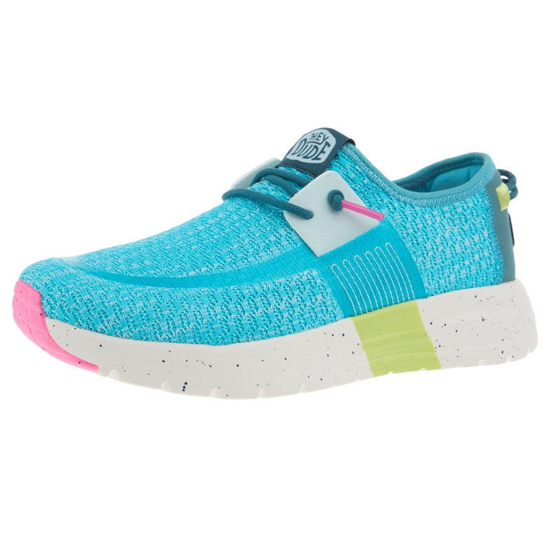 Womens Sirocco W Sport Stripe Teal Casual