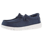 Youth Wally Canvas Navy Casual Shoe