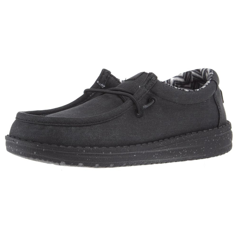 Wally Youth Canvas Black On Black