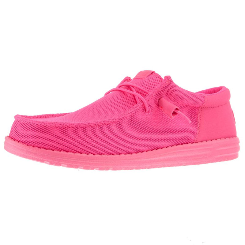Men`s Wally Neon Pink Casual Shoe
